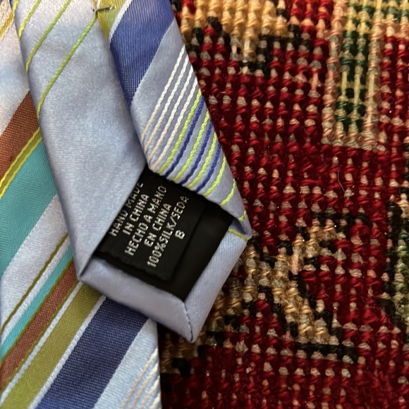 Alfani striped silk tie - Picture 2 of 3